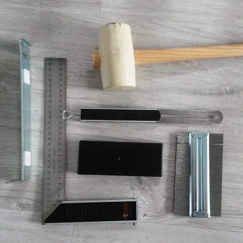 Laminaat leg set te huur Alle tools om laminaat te leggen nu te huur
